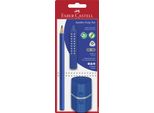 FABER-CASTELL 580051 Set Di Matite Jumbo Grip 3 Pezzi B Blu In Blister