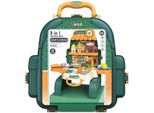Luna Play Kitchen Zaino 3In1 W. Accessori Set Da Gioco Di Cucina Per Bambini Da 21 Pezzi