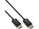 Inline® 15401P Cavo Inline® Displayport 2.0, 8K4K Uhbr, Nero, Contatti Placcati Oro, 1 M