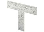 Alberts 848194 Connettori Piatti, Forma A T, Zincati Sendzimir, 140 X 110 X 30 Mm, Set Da 25