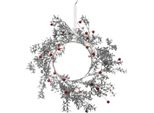 Ghirlanda Natalizia, Argento, Plastica, Ø 44 Cm