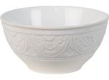 Zuppiera Clayre & Eef 500 Ml In Vetroceramica Bianca