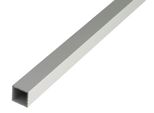 Alberts 499242 Tubo Quadrato, Alluminio, Naturale, 1000 X 30 X 30 X 30 Mm, Set Di 2