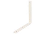 Alberts 847869 Angolo Di Apertura, Stretto, Plastificato Bianco, 160 X 160 X 20 Mm, Set Di 10