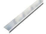Alberts 499396 Profilo Angolare, Autoadesivo, Alluminio, Design Cromato, 1000 X 25 X 15 Mm, Set Da 2