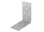 Alberts 866822 Connettore Angolare, Zincato Sendzimir, 80 X 80 X 40 Mm, Set Da 50