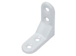 Alberts 854034 Staffa Decorativa, Goffrata, Bianca, 50 X 50 X 20 Mm, Set Da 20