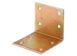 Alberts 329945 Staffa Ad Angolo Largo, Zincata Sendzimir, 60 X 60 X 60 Mm, Set Da 50