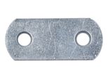 Alberts 837877 Connettore Piatto, Con Estremità Arrotondate, Blu Galvanizzato, 37 X 16 Mm, Set Da 100