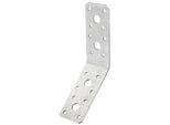 Alberts 848354 Connettore Angolare, 135° Angolato, Zincato Sendzimir, 90 X 90 X 40 Mm, Set Da 50