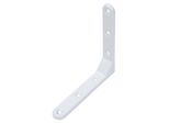 Alberts 856274 Staffa Decorativa, Goffrata, Bianca, 130 X 130 X 21 Mm, Set Da 10