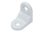Alberts 854027 Staffa Decorativa, Goffrata, Bianca, 30 X 30 X 20 Mm, Set Da 20