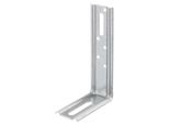 Alberts 866266 Staffa Di Regolazione, Angolo 90°, In Rilievo, Con Foro Asolato, Zincata Sendzimir, 70 X 120 X 30 Mm, Set Da 25