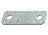 Alberts 329709 Connettore Piatto, Zincato Sendzimir, 96 X 35 Mm, Set Da 25