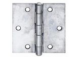 Alberts 852016 Cerniera, Quadrata, Acciaio Inox, 60 X 60 Mm, Set Da 20