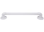 Alberts 141042 Maniglione, Nervato, In Plastica, Bianco, Lunghezza Maniglia 462 Mm
