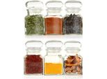 Orion Barattolo Per Spezie Barattolo Per Spezie Da 120 Ml, 6 Pezzi