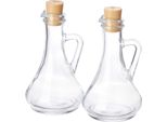 Pasabahce 2 Pezzi Versatore Per Olio D'oliva, Aceto, Condimento, Dosatore, 260 Ml