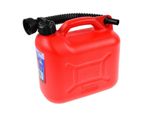 Tanica Di Carburante, Tanica Di Plastica Per Benzina Da 5 Litri, Tanica Per Diesel Rossa