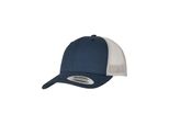 Cappellino Retro Trucker Snapback Flexfit - Navy / Silber