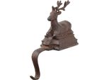 Appendiabiti Clayre & Eef 9X19X18 Cm Ferro Marrone