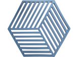 Krumble Pan Coaster Hexagon - Sottopentola - Sottopentola - Silicone - Resistente Al Calore - Blu