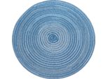 Tovaglietta Krumble Rotonda - Tovagliette - Sottobicchieri - Diametro 36 Cm - Blu