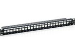 Equip 19" Patchpanel 24X Keystone Cat6 Ftp 1HE Schwarz"