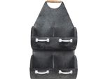 Clayre & Eef Mensola A Muro 35X41X66 Cm Grigio Bianco Metallo
