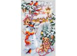 Magic Needle Zweigart Set Punto Croce Edizione "Winter Holidays"", Schema Di Conteggio, 17X27Cm"