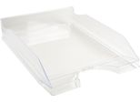 Exacompta 12323D Exacompta Briefablage Ecotray, Din A4+, Kristall