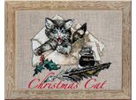 Schema A Punto Croce Nimue "Gatto Di Natale"", 145G"