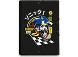 Erik Editores Sonic Premium Flap Folder Nero Nero Taglia Unica