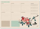 Erik Editores Agenda Settimanale A4 Giapponese Beige Tedesco Beige Taglia Unica