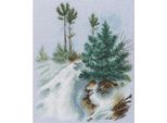 Set Di Punti Croce Rto "Sogno D'inverno"", Schema Per Il Conteggio, 23X26,5 Cm"