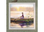 Set Di Punti Croce Rto "Luce Del Mattino"", Schema Per Il Conteggio, 22,5X23 Cm"
