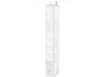 Compactor Organizzazione Guardaroba - Organizzatore Pensile 15X30X128 Cm, 9 Scomparti, Bianco RAN2982