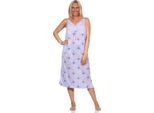 Camicia Da Notte Da Donna Senza Maniche; Lilla/M/38