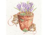 Set Per Punto Croce Bothy Threads "Garden Friends"", Schema Contato, XHD123, 26X26Cm"