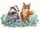 Set Per Punto Croce Bothy Threads "The Forest Glade"", Schema Contato, XHD125, 34X24Cm"