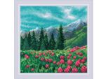 Riolis Kit Punto Croce Contato "Mountain Clover"", 20X20Cm, Fai Da Te"