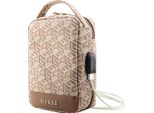 Guess Torba Guhbhgcfsew OrganizerbrąZowy/Marrone Gcube Stripe