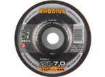 Disco Per Smerigliare Metalli Non Ferrosi 125 X 7,0 X 22,23 Mm - Rhodius RS24
