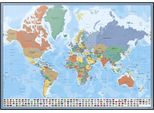 Erik Editores Map World Desk Pad Multicolore Multicolore Taglia Unica