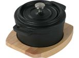 Freyersbacher® Mini Cocotte 9 Cm In Ghisa, Pentola Smaltata Piccola | Rotonda, Con Asse E Panno