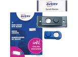 Badgepoint Namensschild Polar POL30MA02-5DR 70X30Mm An 5St.