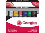 Daler-Rowney Georgian Oil Colour Starter Set, 6 X 22 Ml