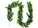 Ghirlanda Natalizia Clayre & Eef 180 Cm Verde Plastica