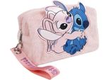 Kosmetyczka Lilo I Stitch Z Postaciami Stitch I Angel RóżOwa