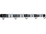 Quvio Porta Scopa - Appendino Per Scopa - Clip Per Scopa - Clip Per Scopa - 4 Clip - 5 Ganci